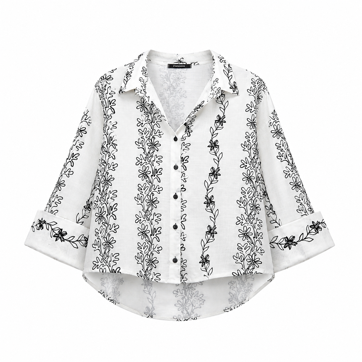Chemise Flora Blanche