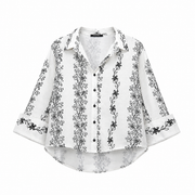 Chemise Flora Blanche