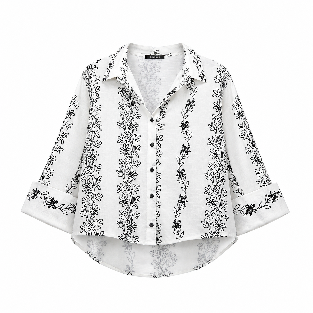 Chemise Flora Blanche