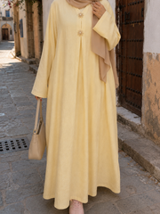 Robe Luna jaune pastel